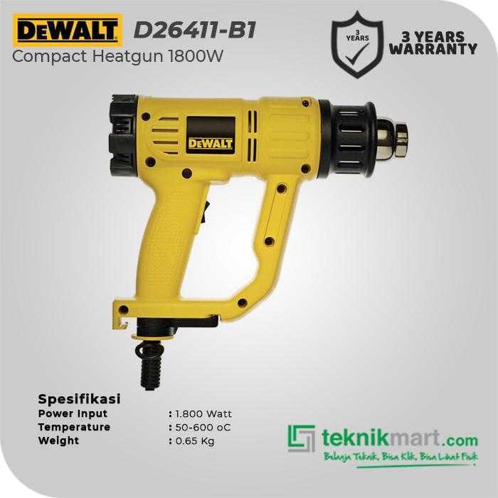 DEWALT D26411 HEAT GUN 1800W - Image 3