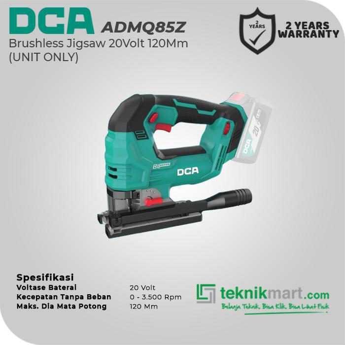 DCA ADMQ85Z BRUSHLESS JIGSAW 20VOLT (UNIT ONLY) - Image 2