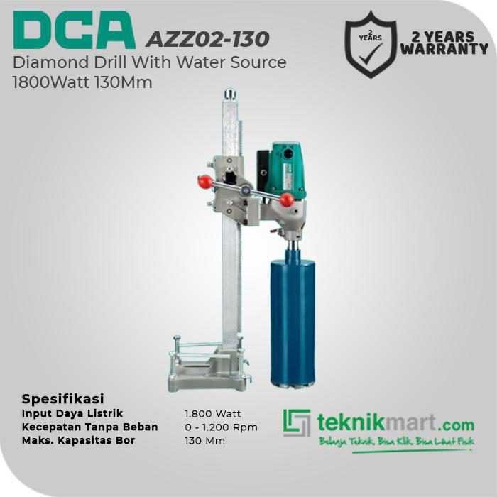 DCA AZZ02-130 DIAMOND DRILL WITH WATER SOURCE 1800WATT 130MM - Image 3