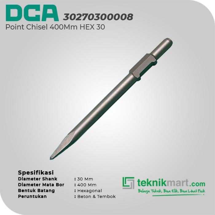 DCA 30270300008 POINT CHISEL HEX 30X400 MM - Image 2