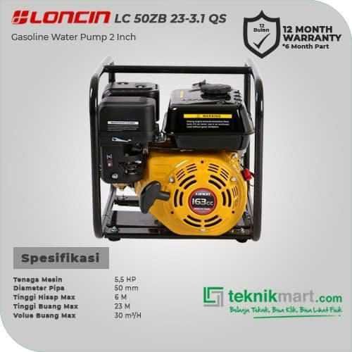 LONCIN LC 50ZB 23-3.1 Q WATER PUMP 50 2" - Image 2