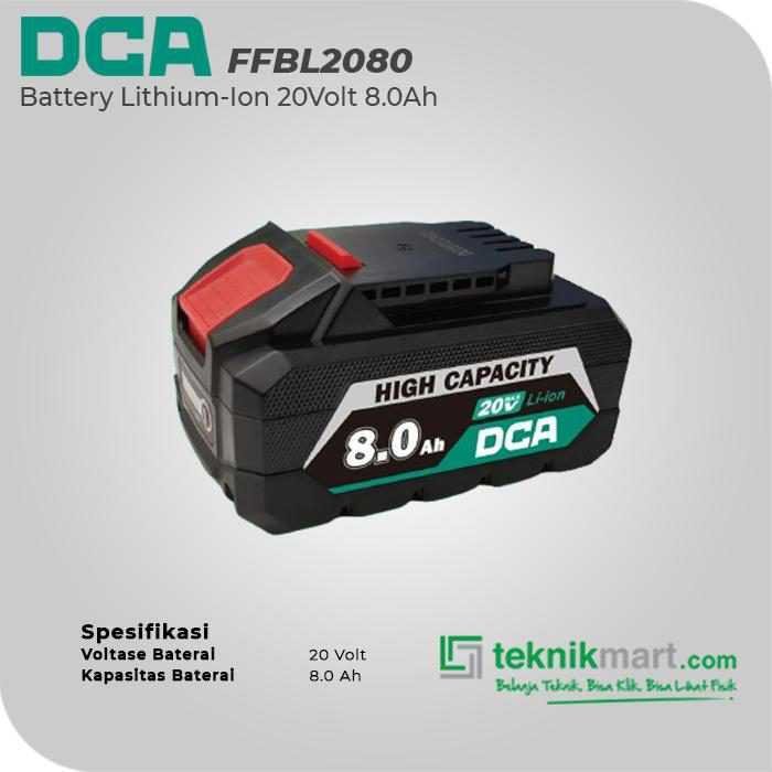 DCA FFBL2080 LITHIUM BATTERY 20VOLT 8.0AH (30230200085) - Image 2