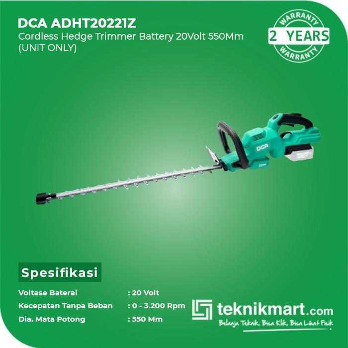 DCA ADHT20221Z BRUSHLESS HEDGE TRIMMER 20VOLT (UNIT ONLY) - Image 2