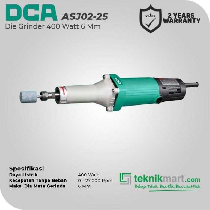 DCA ASJ02-25 DIE GRINDER 400WATT 6MM - Image 2