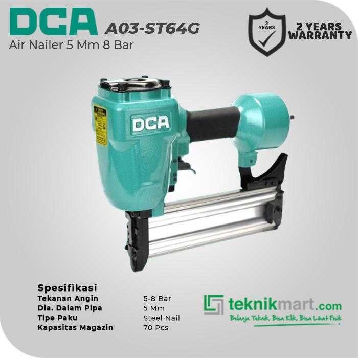 DCA A03-ST64G AIR CONCRETE NAILER 5MM 8BAR - Image 2