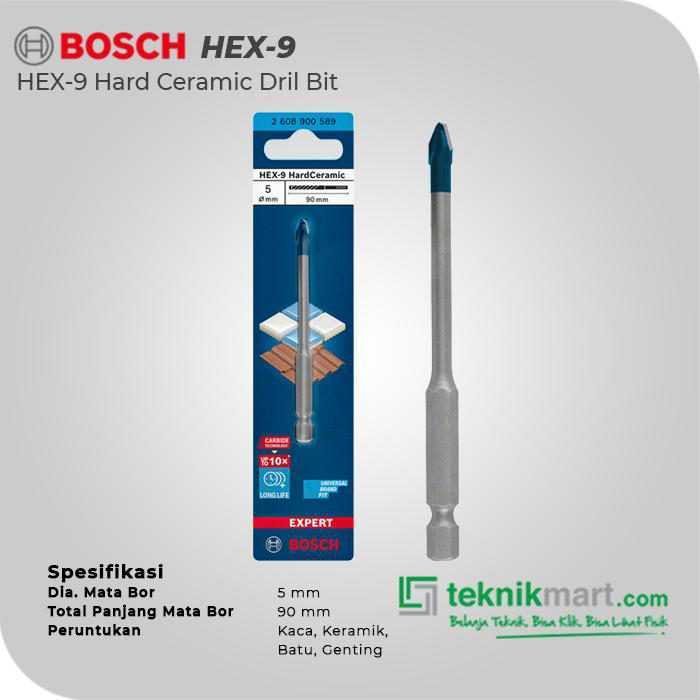 BOSCH HEX-9 HARD CERAMIC DRILL BIT 5X90MM - Image 2