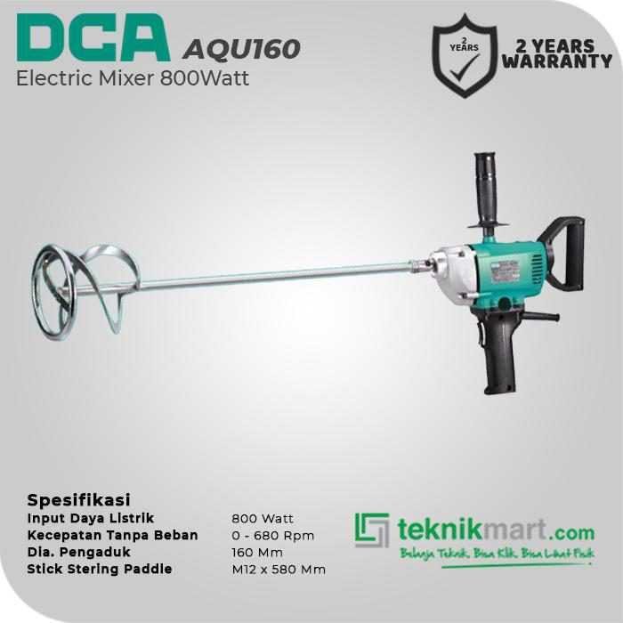 DCA AQU160 ELECTRIC MIXER 800WATT 160MM - Image 2