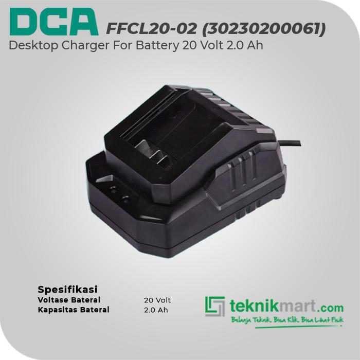 DCA FFCL20-02 DESKTOP BATTERY CHARGER 20VOLT 2.0A (30230200061) - Image 2