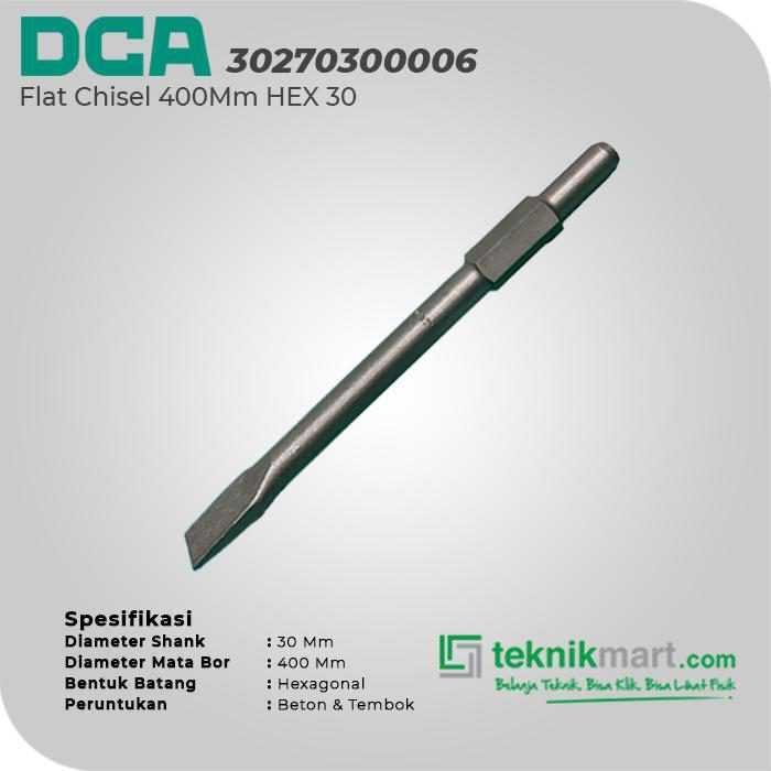 DCA 30270300006 FLAT CHISEL HEXAGON 30X400 MM - Image 2
