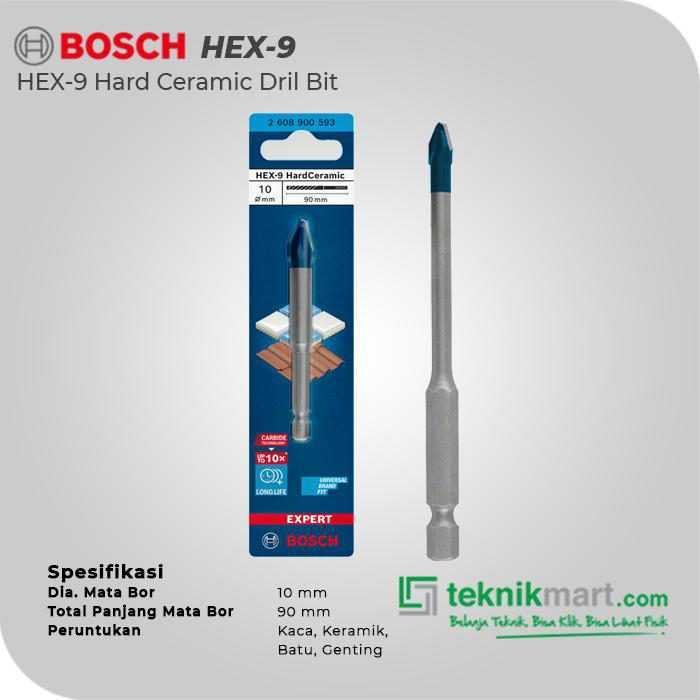 BOSCH HEX-9 HARD CERAMIC DRILL BIT 10X90MM - Image 2
