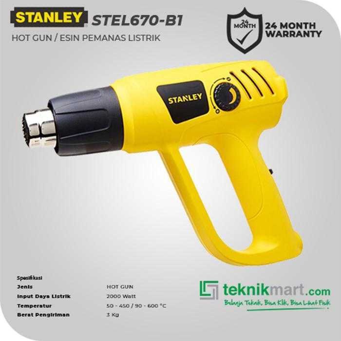 STANLEY STEL670 HEAT GUN 2000WATT - Image 3