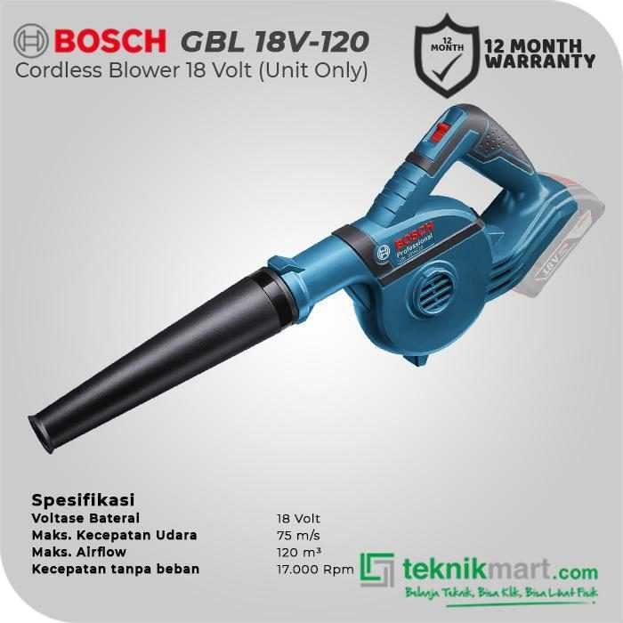 BOSCH GBL 18V-120 BRUSHLESS BLOWER 18VOLT 17000RPM (UNIT ONLY) - Image 2