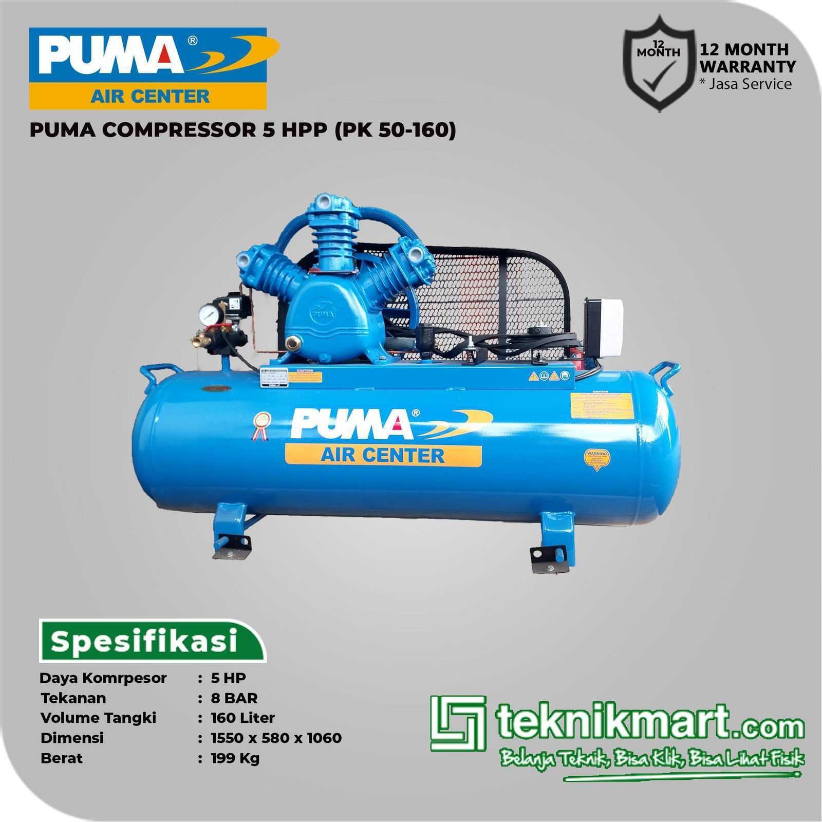PUMA PK 50-160A COMPRESSOR 5HPP 3CYL - Image 2