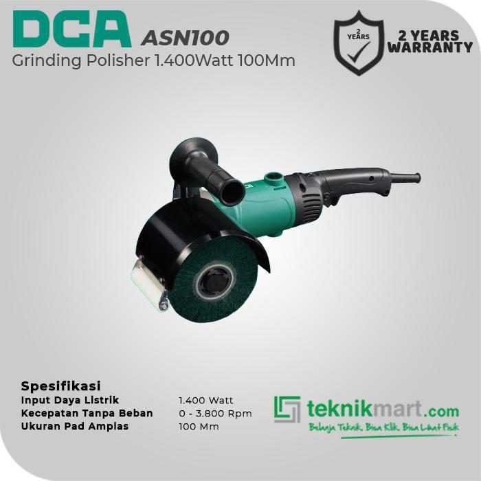 DCA ASN100 ANGLE GRINDING POLISHER 1400WATT 120X100MM - Image 2