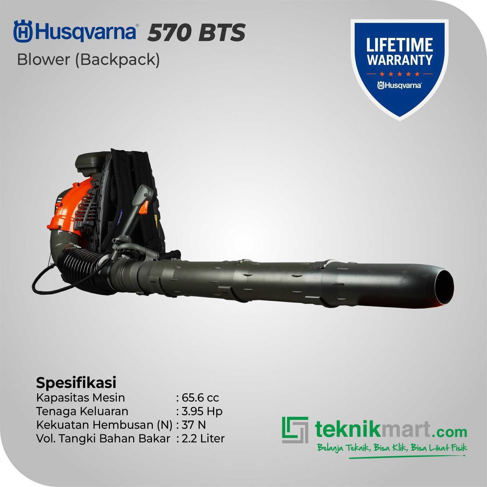 HUSQVARNA 570BTS BLOWER BACKPACK - Image 3