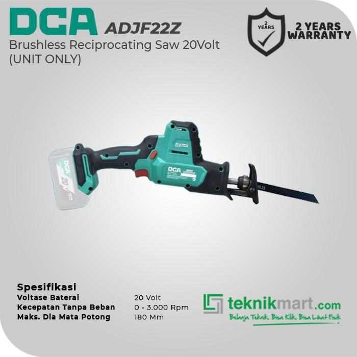 DCA ADJF22Z BRUSHLESS RECIPROCATING SAW 20VOLT (UNIT ONLY) - Image 2