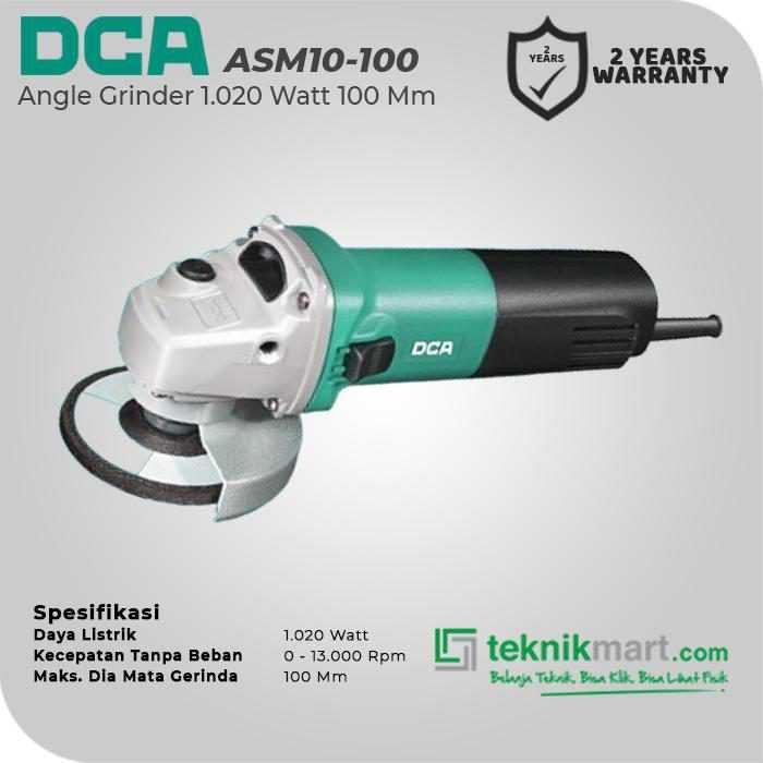 DCA ASM10-100 SMALL ANGLE GRINDER 1020WATT 100MM - Image 2