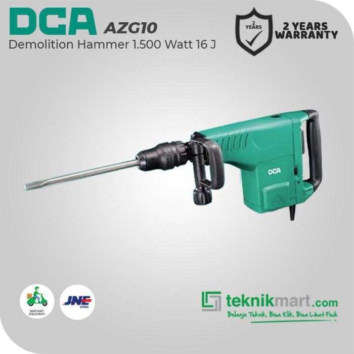 DCA AZG10 DEMOLITION HAMMER 1500WATT 16.0JOULE (SDS MAX) - Image 3