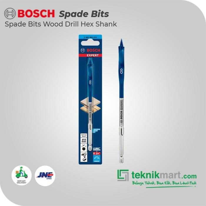 BOSCH SPADE BITS (SELF CUT SPEED) WOOD DRILL BITS 8X152MM HEX SHANK - Image 3