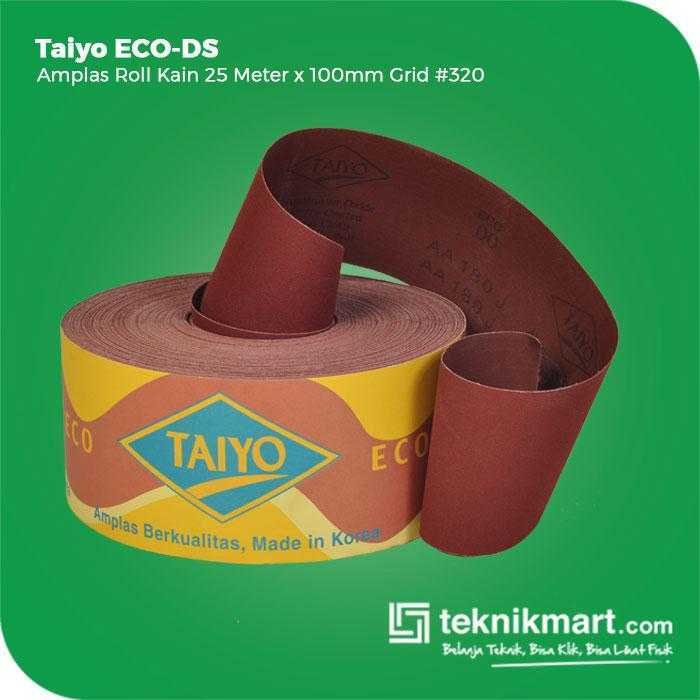 TAIYO ECO DS AMPLAS ROLL KAIN GRID #320 25METERX100MM