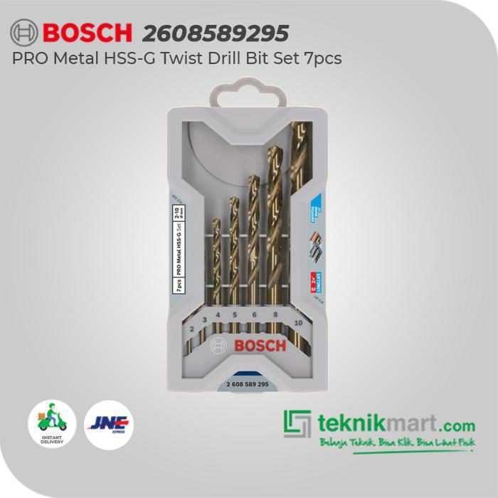 BOSCH HSS-G METAL DRILL BITS 7PCS SET (2,3,4,5,6,8,10 MM) - Image 3