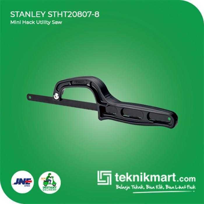 STANLEY STHT20807-8 MINI HACK UTILITY SAW 10" - Image 3