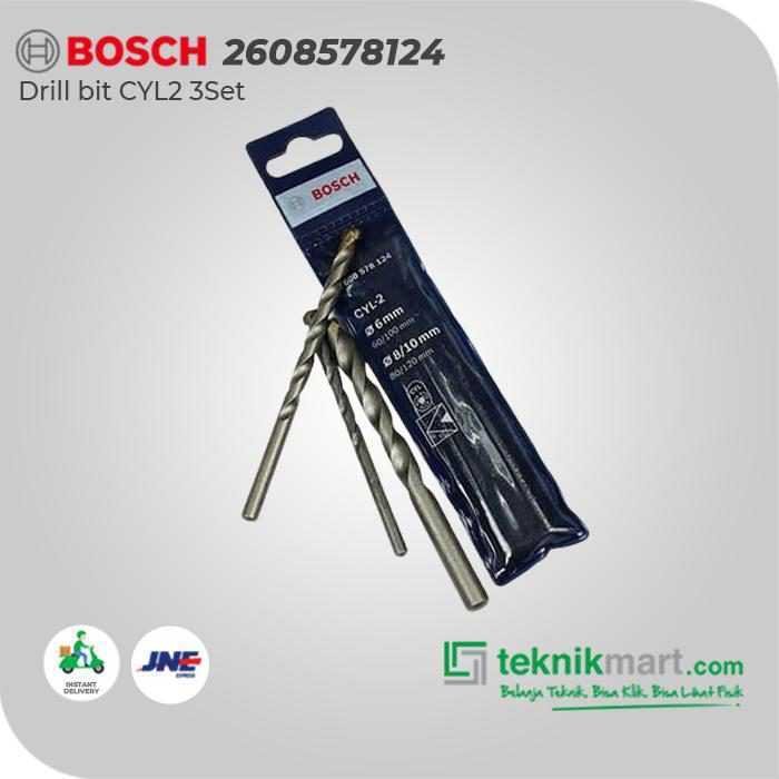 BOSCH CYL-2 MASONRY DRILL BITS (6,8,10 MM) - Image 3
