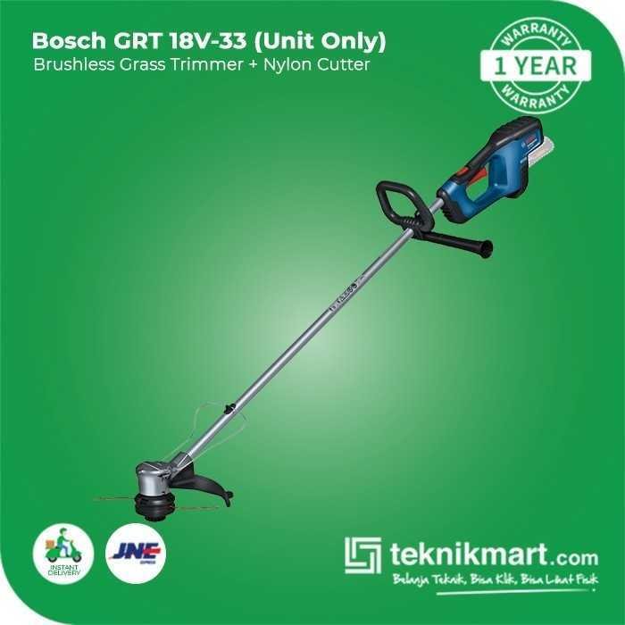 BOSCH GRT 18V-33 BRUSHLESS GRASS TRIMMER 18V WITH NYLON BLADES (UNIT ONLY) - Image 3