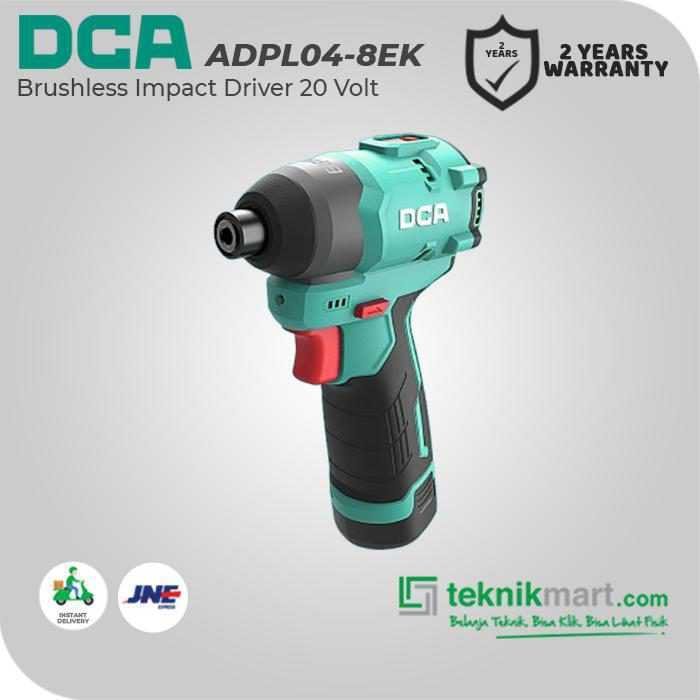 DCA ADPL04-8EK BRUSHLESS IMPACT DRIVER 12VOLT (2X BATT, 1X CHARGER, CASE) - Image 3