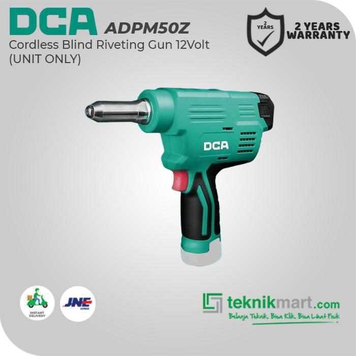 DCA ADPM50Z CORDLESS BLIND RIVETING GUN 12VOLT 50MM (UNIT ONLY) - Image 3