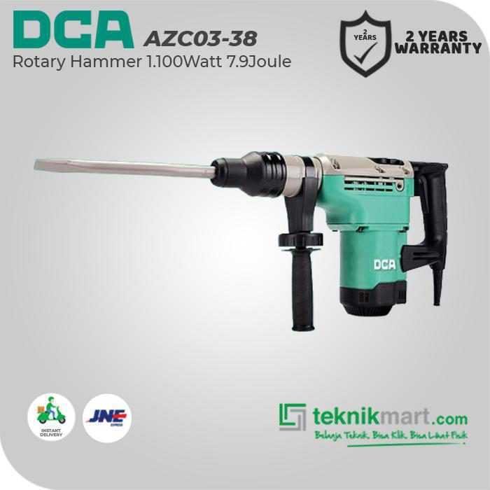 DCA AZC03-38 ROTARY HAMMER 1100WATT 6.2KG SDS MAX - Image 3