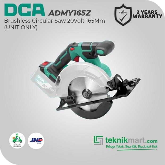 DCA ADMY165SZ BRUSHLESS CIRCULAR SAW 20VOLT 165MM (UNIT ONLY) - Image 3