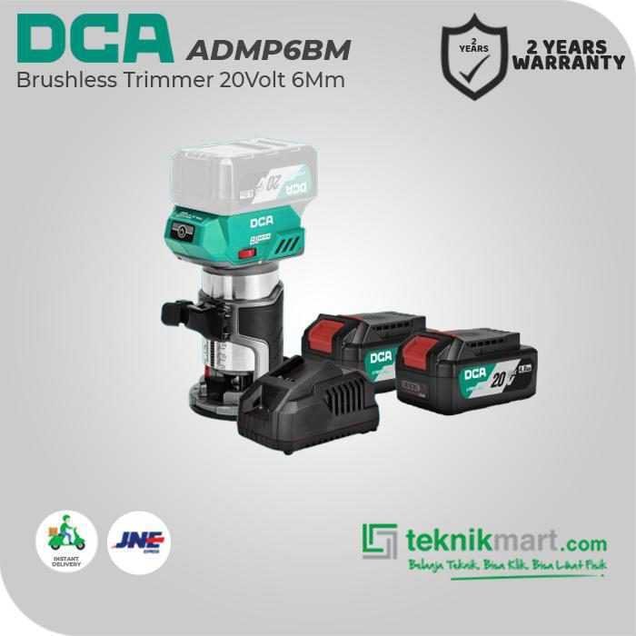 DCA ADMP6BM BRUSHLESS TRIMMER 20V 6MM (2X BATT, 1X CHARGER) - Image 2