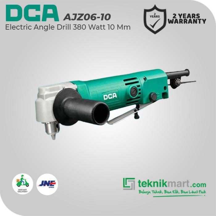 DCA AJZ06-10 ANGLE DRILL 380WATT 10MM WITH PADDLE SWITCH - Image 3