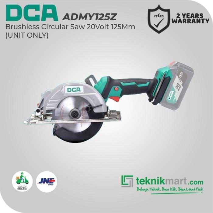 DCA ADMY125Z BRUSHLESS CIRCULAR SAW 20VOLT 125MM (UNIT ONLY) - Image 3