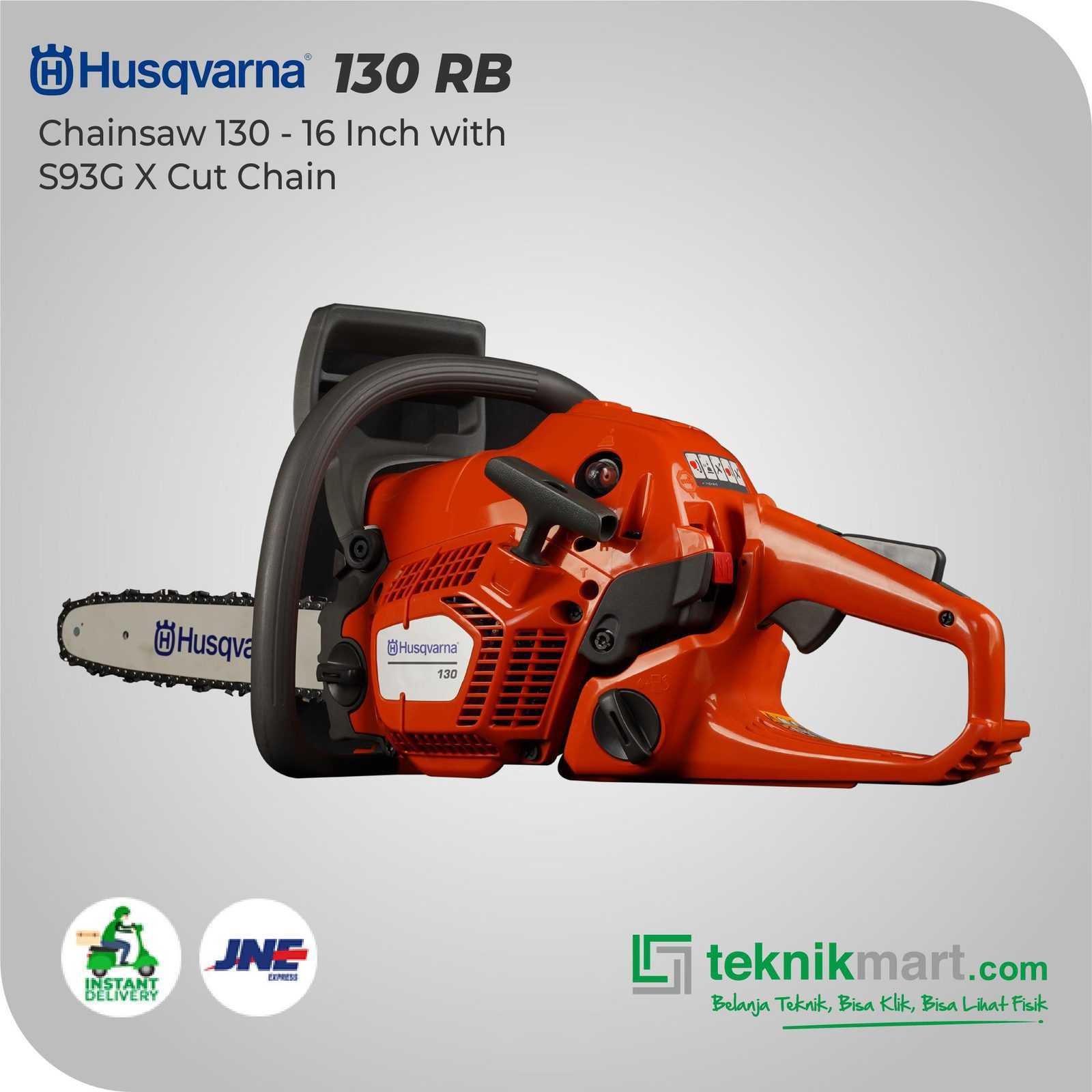 HUSQVARNA 130 - 16" CHAINSAW W/S93G X-CUT CHAIN - Image 2