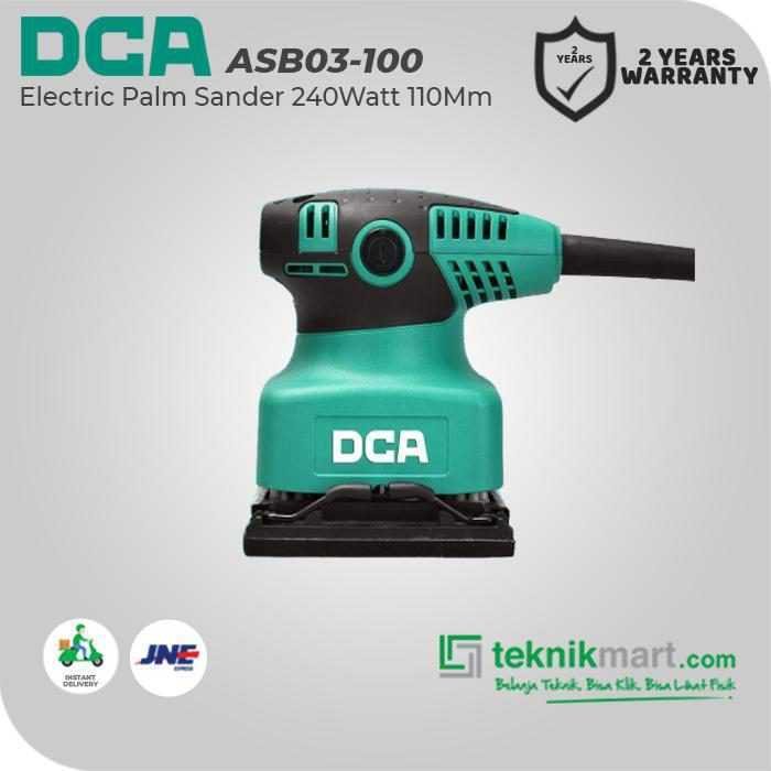 DCA ASB03-100S ORBITAL SANDER 240WATT 110X100MM - Image 3