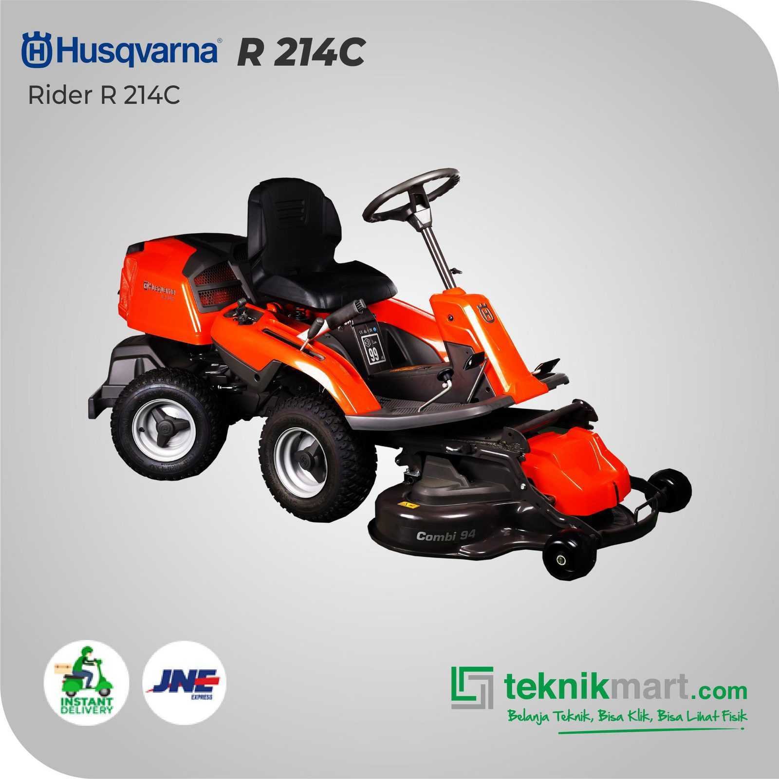 HUSQVARNA R214C RIDER - RIDE ON LAWNMOWER - Image 2