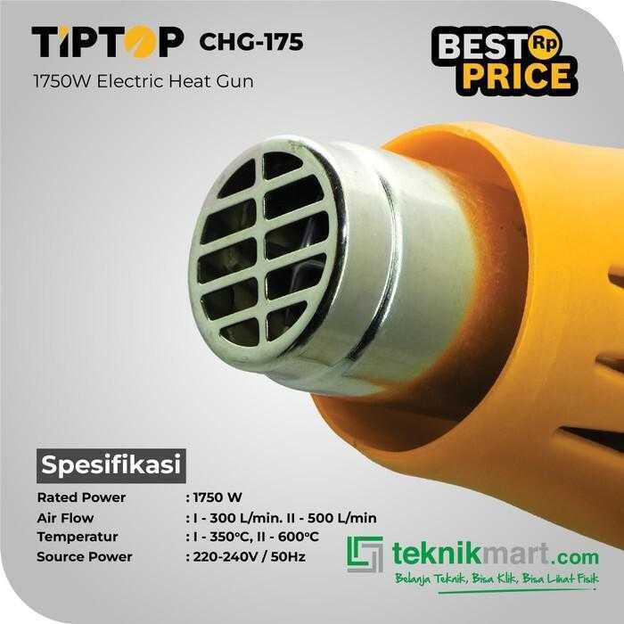 TIP TOP CHG-175 ELECTRIC HOT AIR GUN 1750W - Image 2
