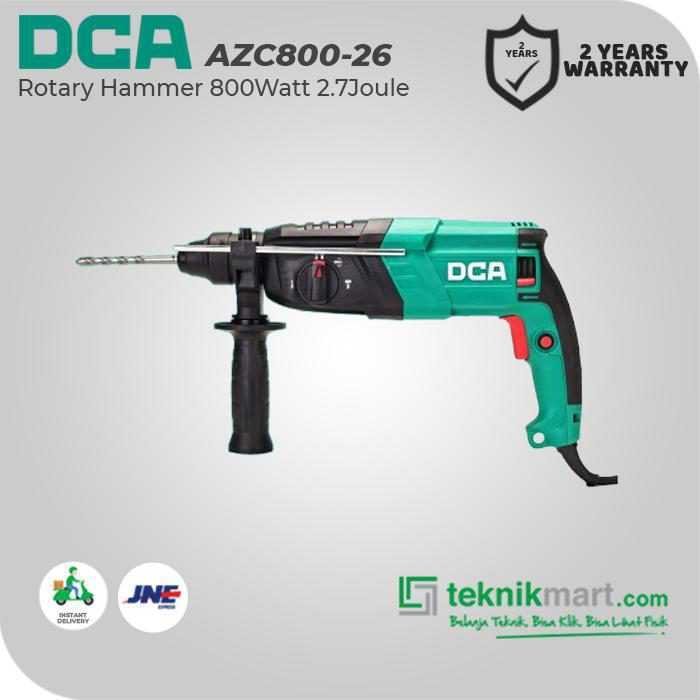 DCA AZC800-26 ROTARY HAMMER 800WATT 26MM 2.7JOULE (SDS PLUS) - Image 3
