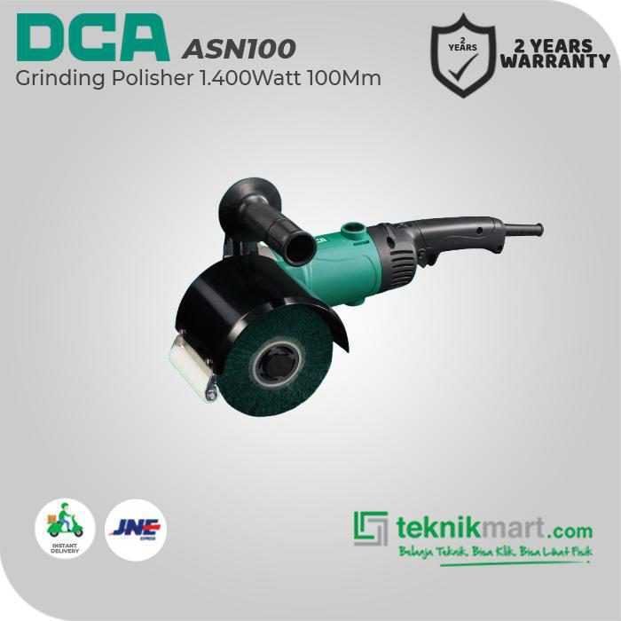 DCA ASN100 ANGLE GRINDING POLISHER 1400WATT 120X100MM - Image 3