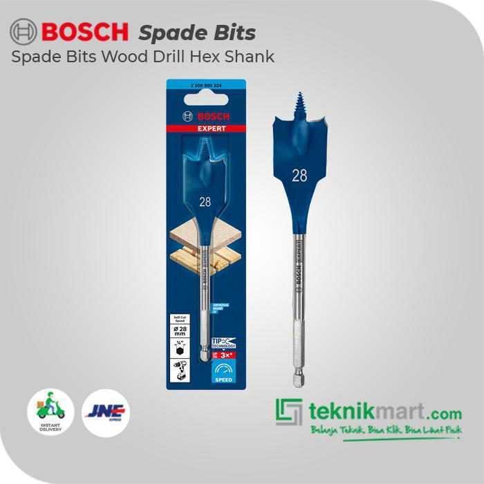 BOSCH SPADE BITS (SELF CUT SPEED) WOOD DRILL BITS 28X152MM HEX SHANK - Image 3