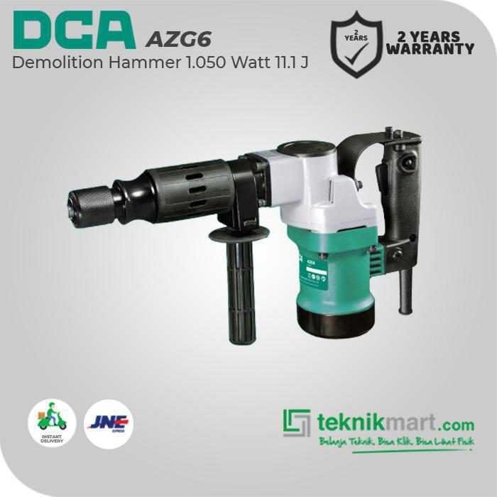 DCA AZG6 DEMOLITION HAMMER 1050WATT 11.1JOULE (HEX 17) - Image 3