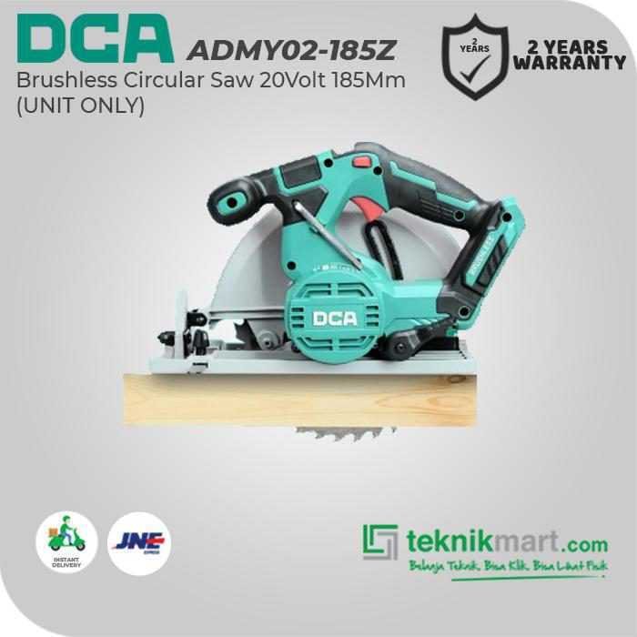 DCA ADMY02-185Z BRUSHLESS CIRCULAR SAW 20VOLT 185MM (UNIT ONLY) - Image 3