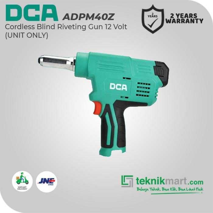 DCA ADPM40Z CORDLESS BLIND RIVETING GUN 12VOLT (UNIT ONLY) - Image 3
