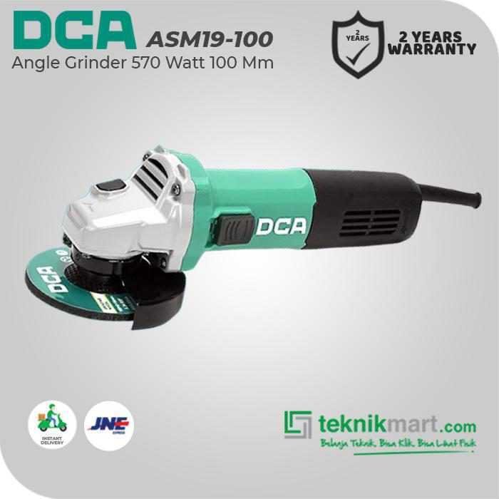 DCA ASM19-100 ANGLE GRINDER 570WATT 100MM - Image 3
