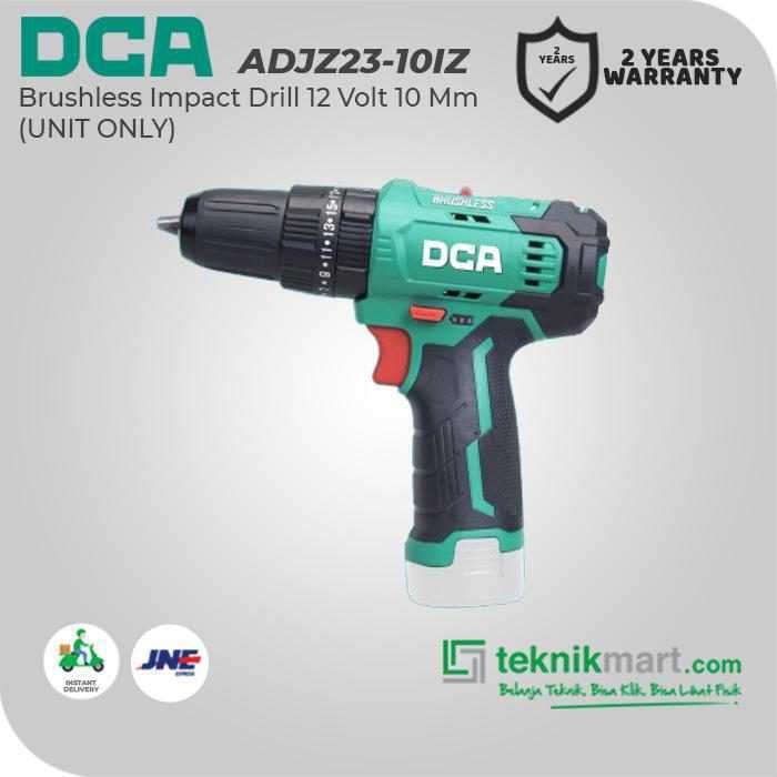 DCA ADJZ23-10IZ BRUSHLESS IMPACT DRILL 12VOLT 10MM (UNIT ONLY) - Image 3