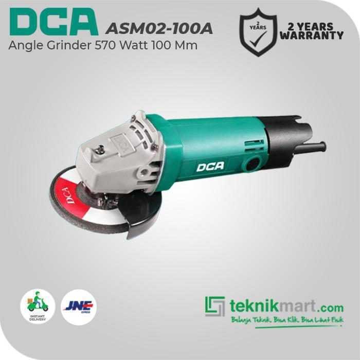 DCA ASM02-100A SMALL ANGLE GRINDER 570WATT 100MM - Image 3
