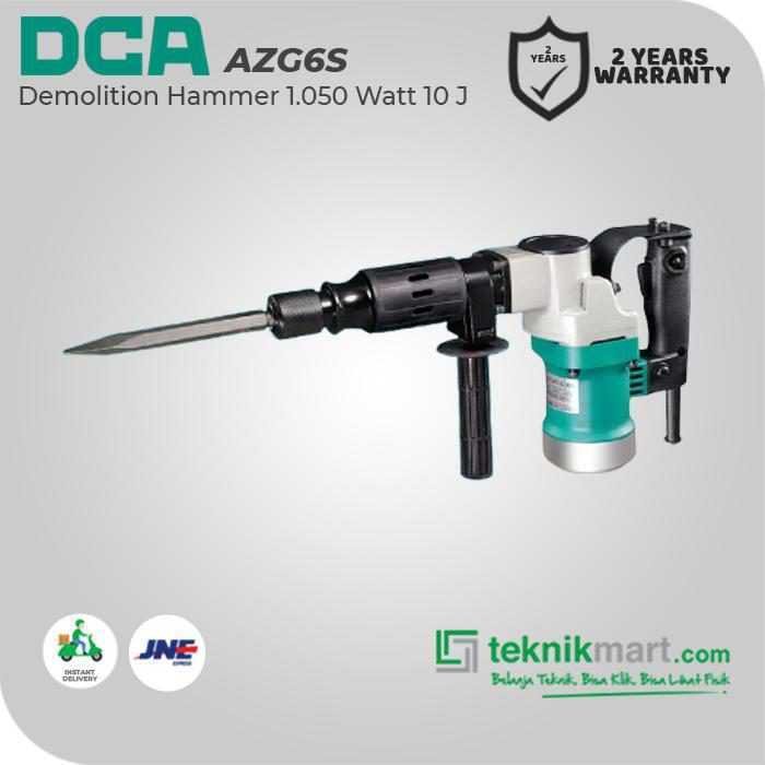DCA AZG6S DEMOLITION HAMMER 1050WATT 6.8KG - Image 3