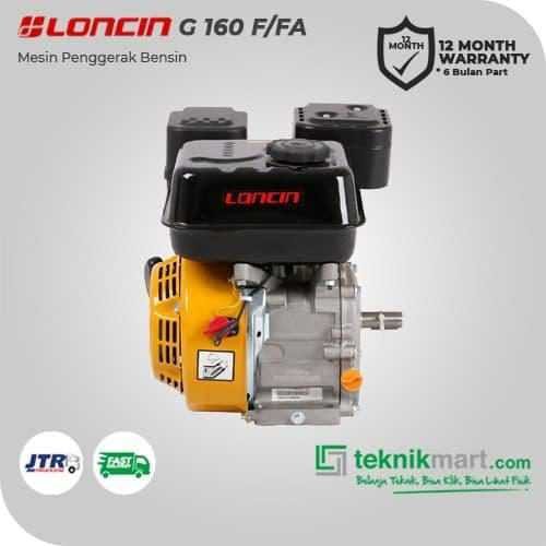 LONCIN G 160 FA RECOIL GASOLINE ENGINE 163CC 5.5HP - Image 3